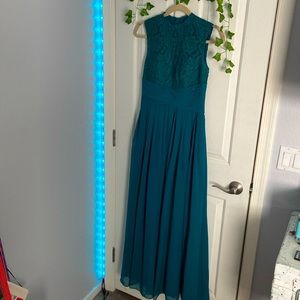 JJs House Teal Bridesmaid Dress Fits Size S